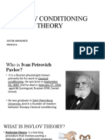 Pavlov and Watson Conditioning Theory