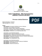 Ação trabalhista por diferença salarial