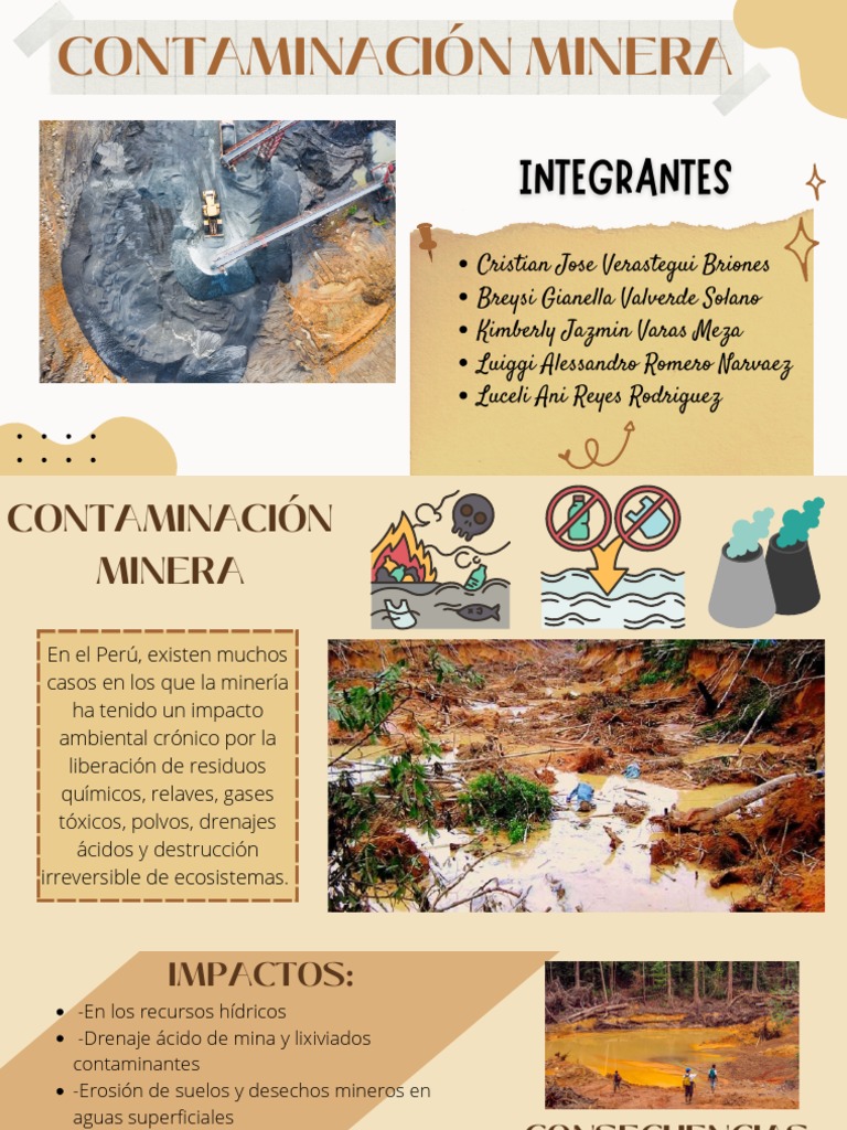 Impacto de la Contaminación Minera en Perú | PDF | Minería | Contaminación