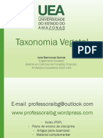 Aula 1 Informac3a7c3b5es Gerais Taxonomia Vegetal 1