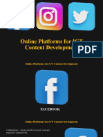 Online Platforms for ICT Content Development