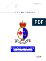 Canadian Coast Guard Welding Specification