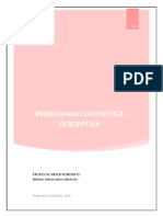 Problemario Estadistica Descriptiva