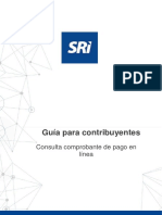 Consulta rápida de comprobantes de pago en línea SRI