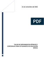 2-3 Observación Taller de Movimientos Rítmicoscorporales - Extracurricularres - P. Observación-Signed