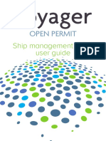 VOYAGER Open Permit Startup Guide Ship MGMT 1.2 14 July 17 1 2
