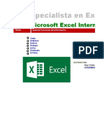 Funciones de información en Excel