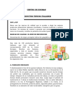 Tipos de Productos Italianos