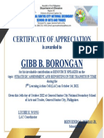 Lac Certificate