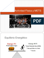 Cálculo de Actividad Física y METS
