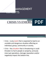 Crisis Management 1