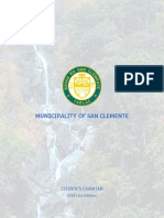 Municipality of San Clemente Citizens Charter 2
