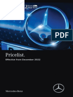 Mercedes-Benz December 2022 Price List and Service Programs