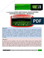 Corrientes metodológicas del entrenamiento en futbol - Joel Urbina 2011