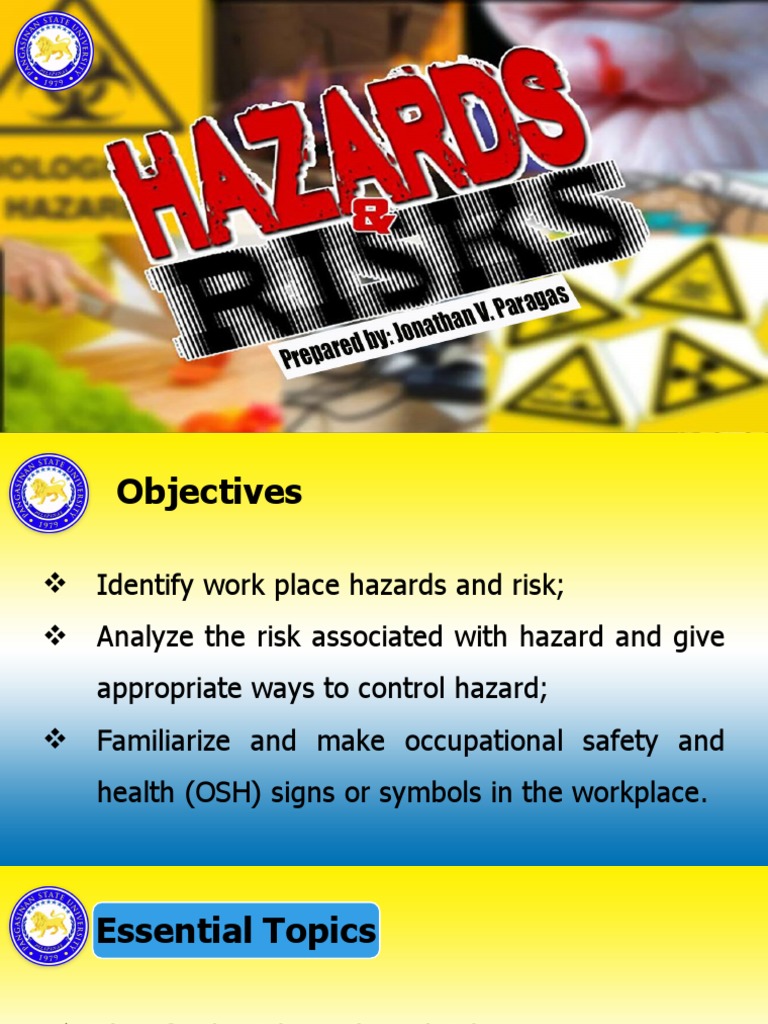 Hazard and Risk - Jonathan | PDF | Hazards | Occupational Safety And Health