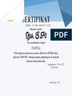 Sertifikat PPDB 2020 untuk Ojon S.Pd