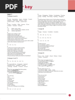 Pre-Intermediate Workbook AnswerKey