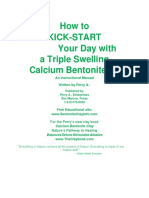 How To Kick Start Your Day With Calcium Bentonite Clay
