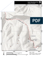 Mosaic Canyon Route Map