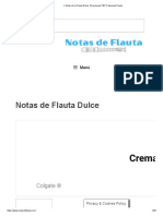 ▷ Notas de la Flauta Dulce【Canciones PDF】Aprende Flauta