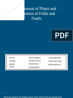 Movement of Plates and Fomation of Folds and Faults