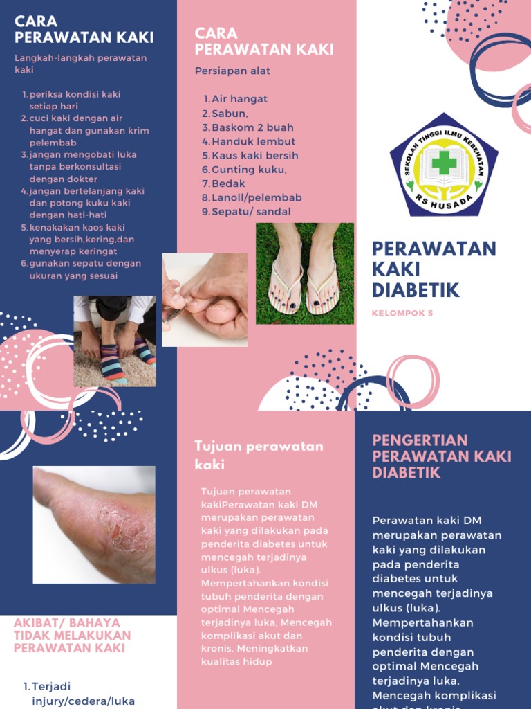 Leaflet panduan perawatan kaki diabetes