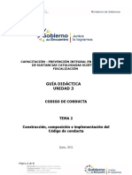 Guía Didáctica Unidad 3. Tema 2. Construcción Código Conducta
