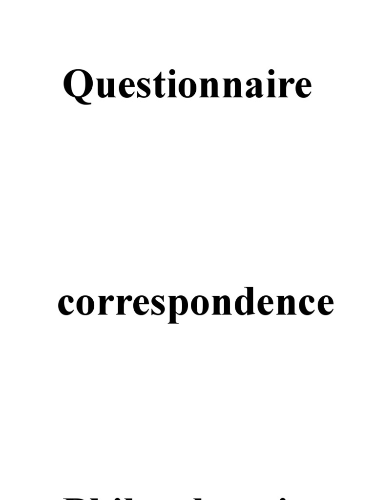 Questionnaire PDF