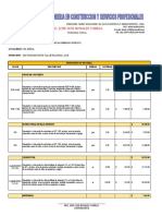 Presupuesto Colonia Ejidal 2022