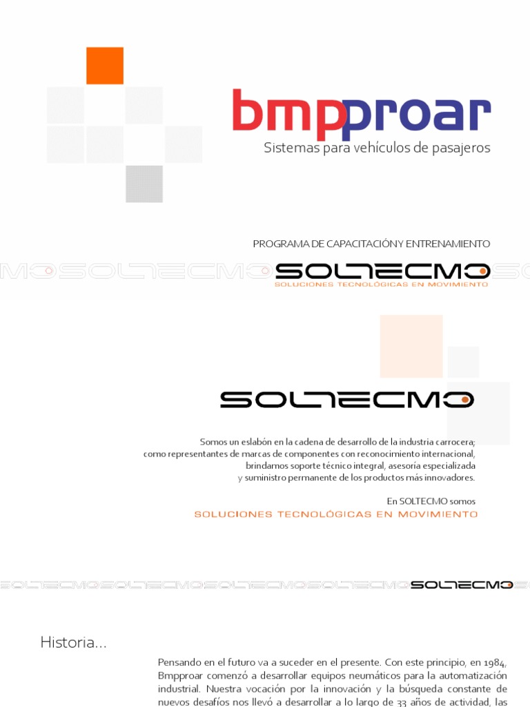 Capacitación BMP PROAR | PDF | Tornillo | Neumático
