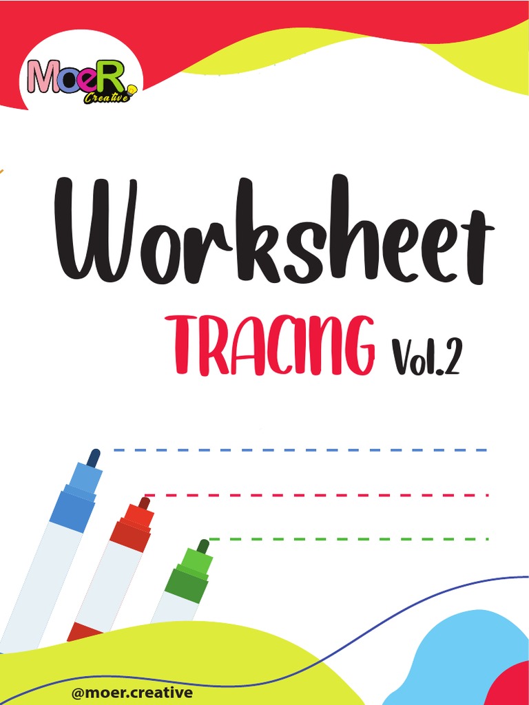 Printable Worksheet Tracing Vol. 2 PDF
