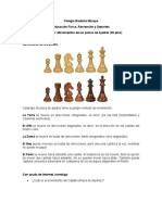 Movimientos piezas ajedrez