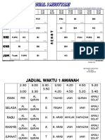 JADUAL WAKTU Kafa