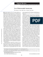 Genetics of Intracranial Aneurysms