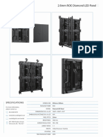 ScarabDigital 2.6mm ROEDiamondLEDPanel InfoSheet