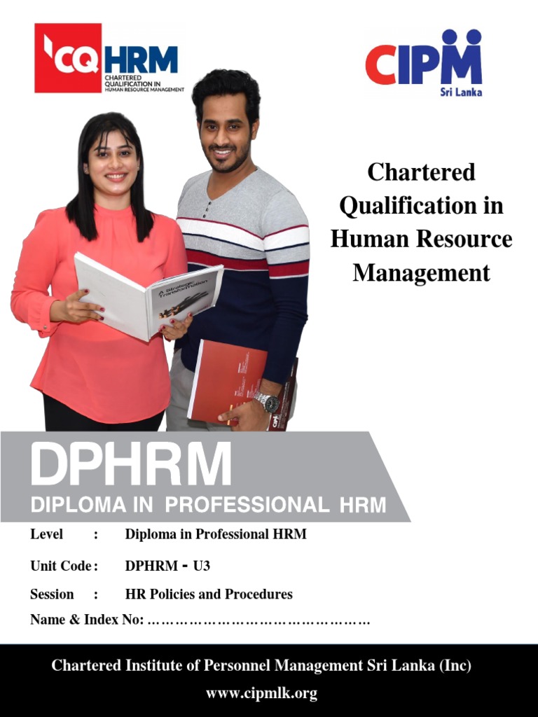 HR Policies and Procedures PDF Human Resource Management Policy