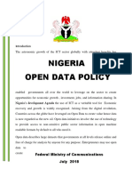 Nigeria Open Data Policy 1