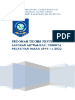 Panduan Penulisan Laporan (2022)