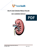 Acute and Chronic Renal Failure Self Learning Module 2008