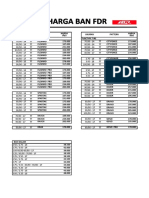 Pricelist FDR Per 15 Desember 2022 (Berlaku Per 19 Des) - Fix