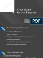 Hci 544 - Group 1 Physical Safeguards