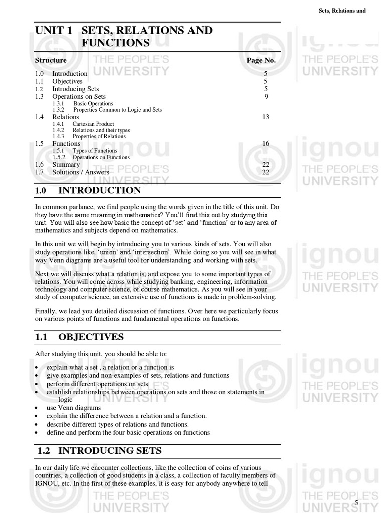 Block2 Sets and Languages PDF Set (Mathematics) Function