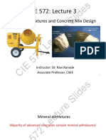 Lecture 3 Admixtures and Concrete Mix Design