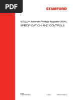 STAMFORD MX322 Automatic Voltage Regulator