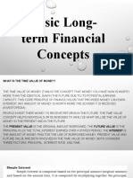 Basic Long-Term Financial Concepts