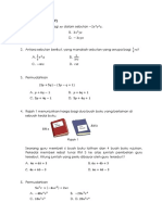 Latihan Algebra 1