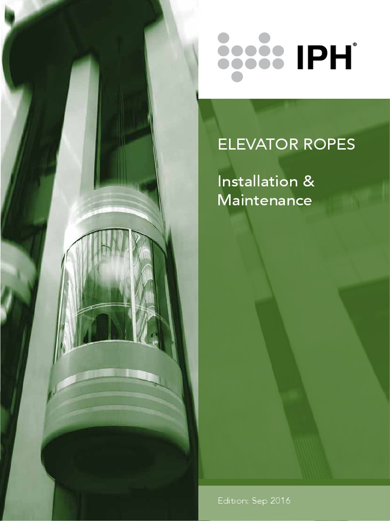 Elevator Ropes IPH PDF Wire Rope
