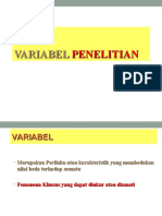 Variabel Penelitian