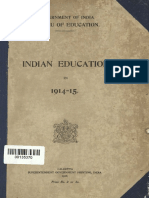 Indian Education 1914-15