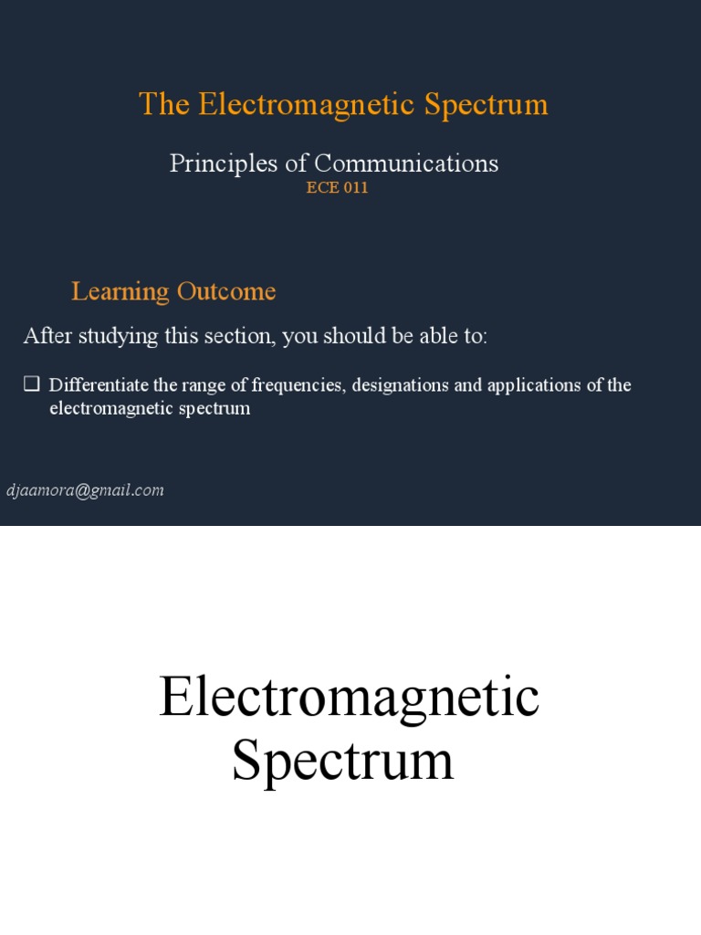 Electromagnetism intelligence overview